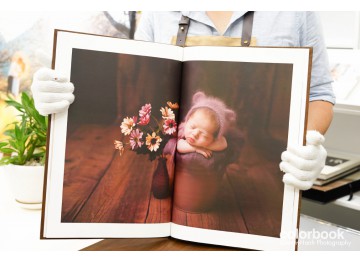 Album em bé in trên PHOTOBOOK TẠP CHÍ GIẤY MỸ THUẬT